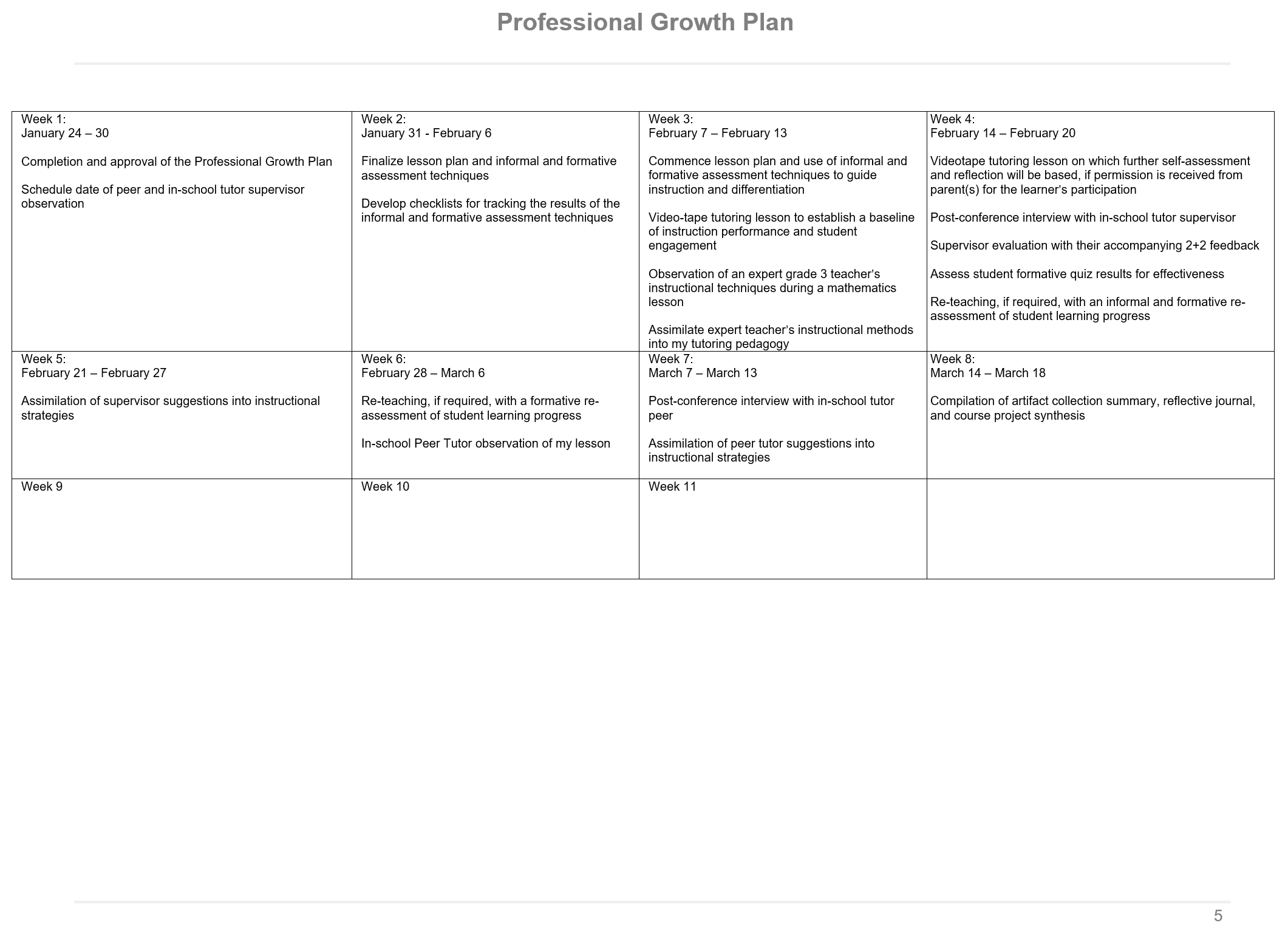 professional growth plan p 5 of 7