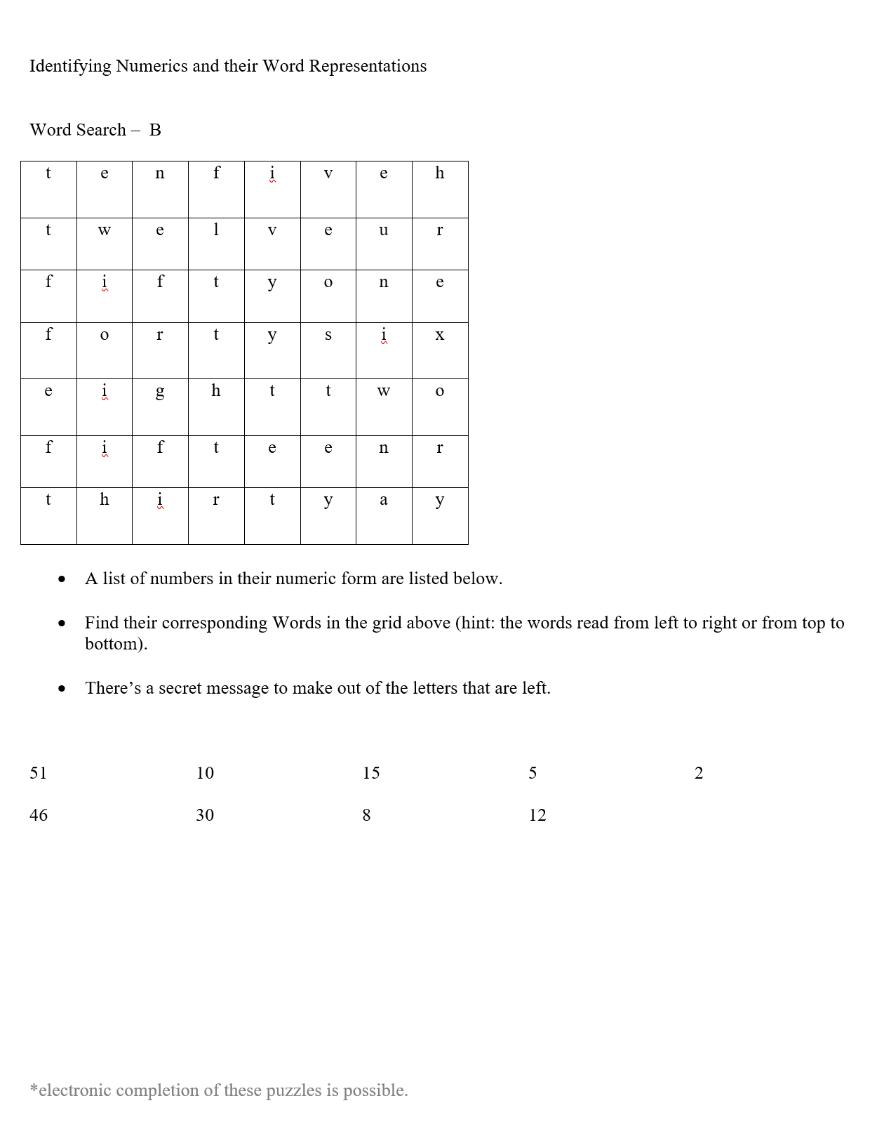 word searches re_ finding number word representations pg 2 of 4